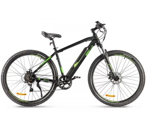 Велогибрид Eltreco Ultra LITE Черно-зеленый-2504
