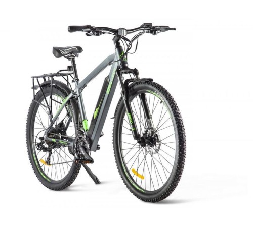 Велогибрид Eltreco Ultra MAX PRO Черно-зеленый-2509