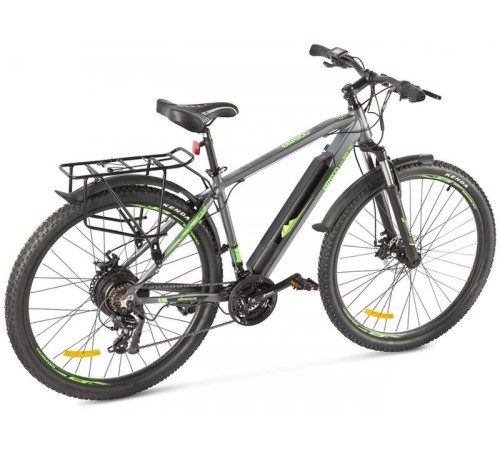 Велогибрид Eltreco Ultra MAX PRO Черно-зеленый-2509