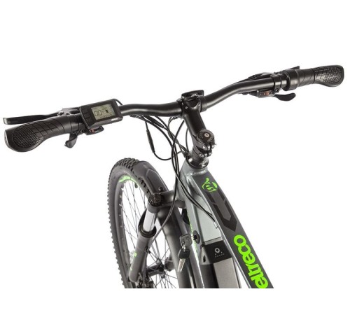 Велогибрид Eltreco Ultra MAX PRO Черно-зеленый-2509