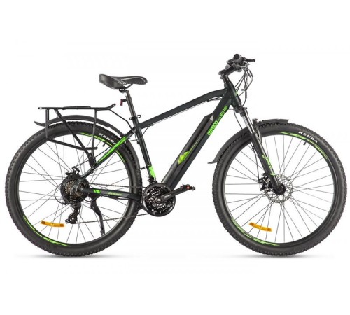 Велогибрид Eltreco Ultra MAX PRO Черно-зеленый-2509