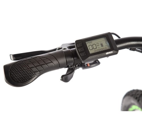 Велогибрид Eltreco Ultra MAX PRO Черно-зеленый-2509