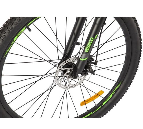 Велогибрид Eltreco Ultra MAX PRO Черно-зеленый-2509