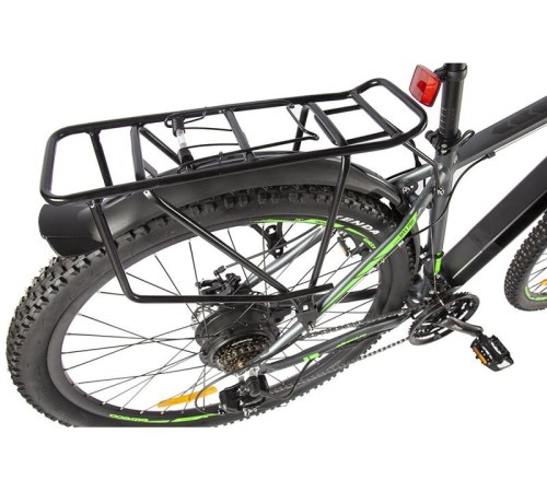 Велогибрид Eltreco Ultra MAX PRO Черно-зеленый-2509