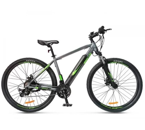Велогибрид Eltreco Ultra MAX Серо-зеленый-2507