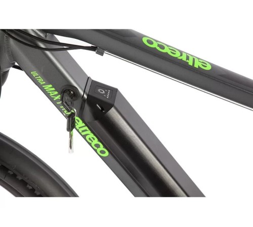 Велогибрид Eltreco Ultra MAX Серо-зеленый-2507