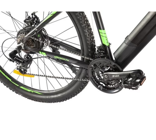 Велогибрид Eltreco Ultra MAX Серо-зеленый-2507