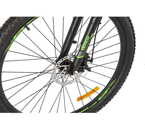 Велогибрид Eltreco Ultra MAX Серо-зеленый-2507