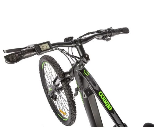 Велогибрид Eltreco Ultra MAX Серо-зеленый-2507