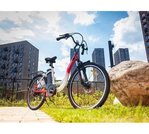 Велогибрид Eltreco White Черный-2426