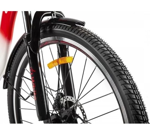 Велогибрид Eltreco White Черный-2426