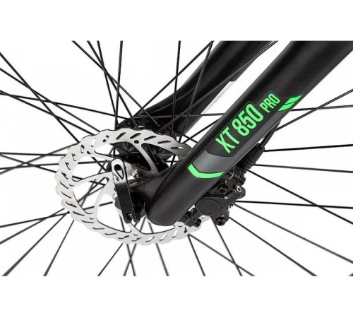 Велогибрид Eltreco XT 850 Pro Черно-зеленый-2673