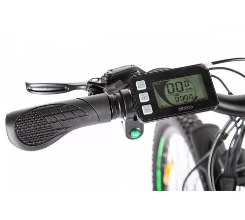 Велогибрид Eltreco XT 850 Pro Черно-зеленый-2673