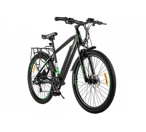 Велогибрид Eltreco XT 850 Pro Черно-зеленый-2673