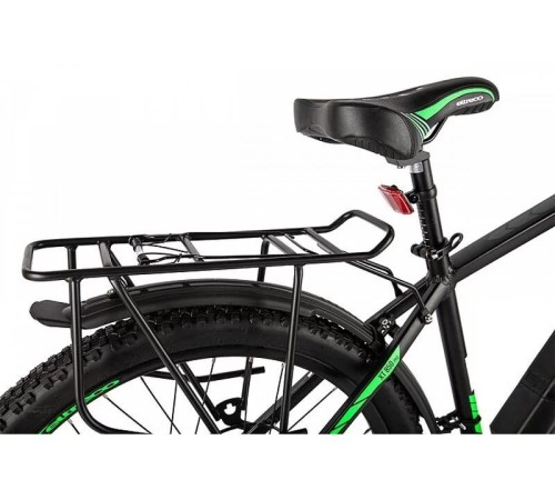 Велогибрид Eltreco XT 850 Pro Черно-зеленый-2673