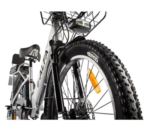 Велогибрид GREEN CITY e-ALFA Fat темно-серый-2163