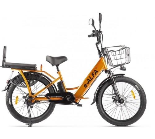 Велогибрид GREEN CITY e-ALFA Fat темно-серый-2163