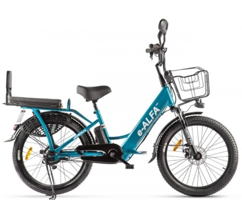 Велогибрид GREEN CITY e-ALFA Fat темно-серый-2163