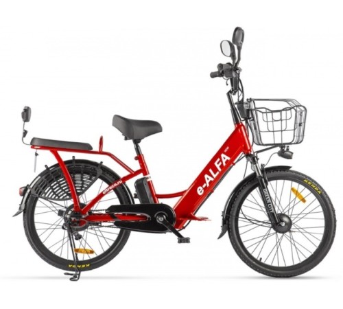 Велогибрид GREEN CITY e-ALFA new темно-серый-2154