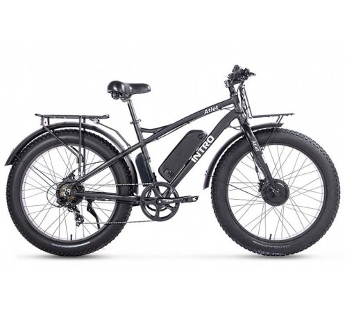 Велогибрид INTRO Atlet Черный-2679