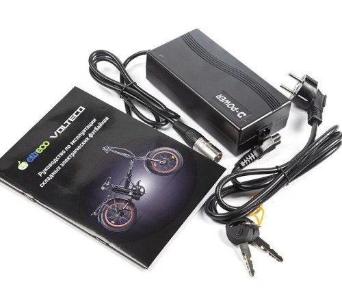 Велогибрид VOLTECO BAD DUAL NEW темно-серый-2305