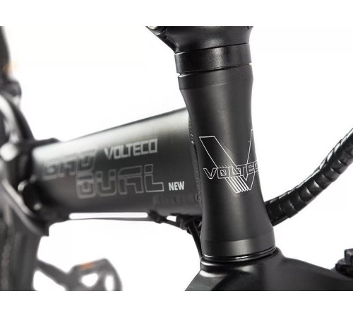 Велогибрид VOLTECO BAD DUAL NEW темно-серый-2305