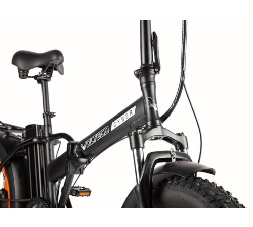 Велогибрид VOLTECO CYBER Черный-2168