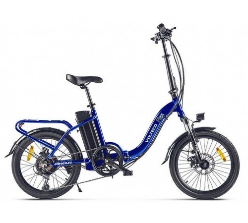 Велогибрид VOLTECO FLEX UP! черно-серый-2201