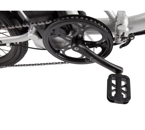 Велогибрид VOLTECO FLEX UP! черно-серый-2201