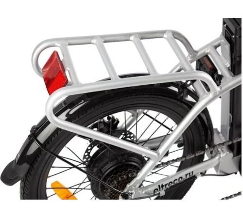 Велогибрид VOLTECO FLEX UP! черно-серый-2201