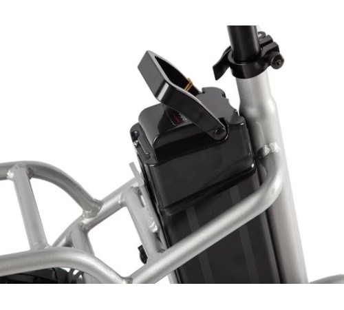 Велогибрид VOLTECO FLEX UP! черно-серый-2201