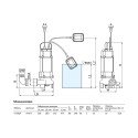 Фекальный насос Unipump FEKACUT V750DF