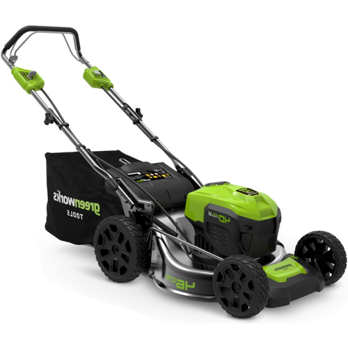Газонокосилка аккумуляторная Greenworks 40V GD40LM46SPK4  (1хАКБ 8Ач и ЗУ)