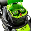 Газонокосилка аккумуляторная Greenworks 40V GD40LM46SPK4  (1хАКБ 8Ач и ЗУ)