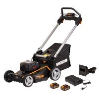 Газонокосилка аккумуляторная    Worx WG748E (2хАКБ и ЗУ)