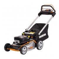 Газонокосилка аккумуляторная    Worx WG761E (4хАКБ и ЗУ)