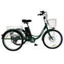 Трёхколёсный электровелосипед Smart8 Farmer Зеленый