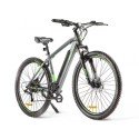 Велогибрид Eltreco Ultra LITE Черно-зеленый-2504