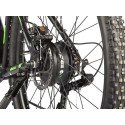 Велогибрид Eltreco Ultra LITE Черно-зеленый-2504