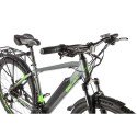 Велогибрид Eltreco Ultra MAX PRO Черно-зеленый-2509