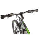 Велогибрид Eltreco Ultra MAX PRO Черно-зеленый-2509