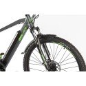 Велогибрид Eltreco Ultra MAX PRO Черно-зеленый-2509
