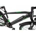 Велогибрид Eltreco XT 850 Pro Черно-зеленый-2673
