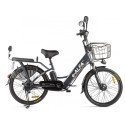 Велогибрид GREEN CITY e-ALFA new темно-серый-2154