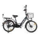Велогибрид GREEN CITY e-ALFA new темно-серый-2154