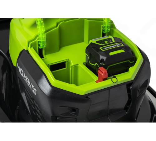 Газонокосилка аккумуляторная Greenworks GD40LM46SP (1хАКБ 5Ач и ЗУ)