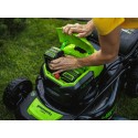 Газонокосилка аккумуляторная Greenworks GD40LM46SP (1хАКБ 5Ач и ЗУ)