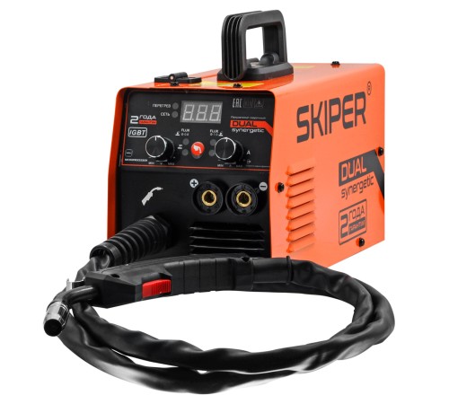 Полуавтомат сварочный Skiper FLUX/MMA-210D