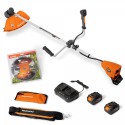 Триммер аккумуляторный  Daewoo Power DABC 4242Li SET (2хАКБ и ЗУ)