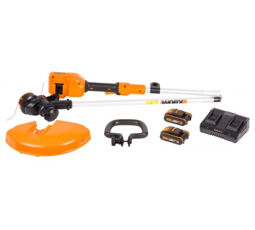 Триммер аккумуляторный Worx WG183E (2хАКБ и ЗУ)